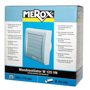 Вентилятор для ванной MEROX W 125 VN